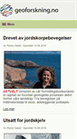 Mobile Screenshot of geoforskning.no